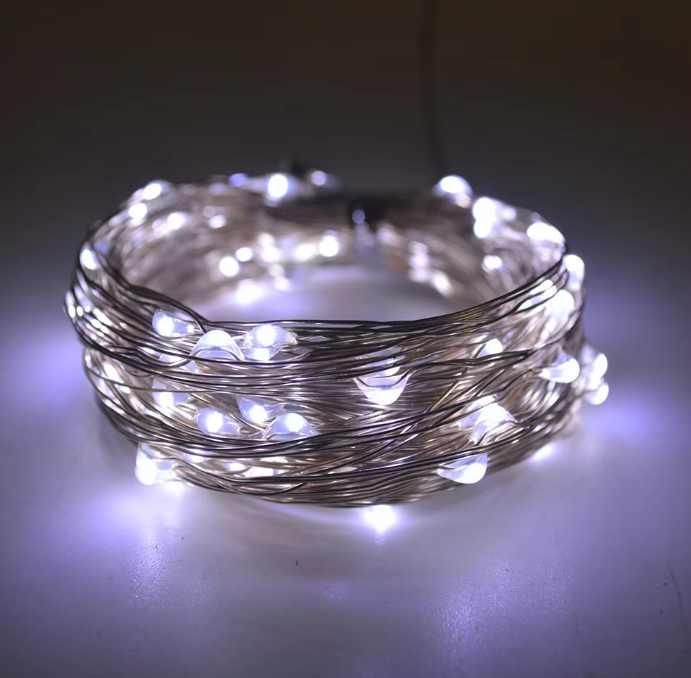 BZRSH Instalatie Luminoasa Solara Cupru 30m 300 LED 8 Efecte Telecomanda IP65 [3]