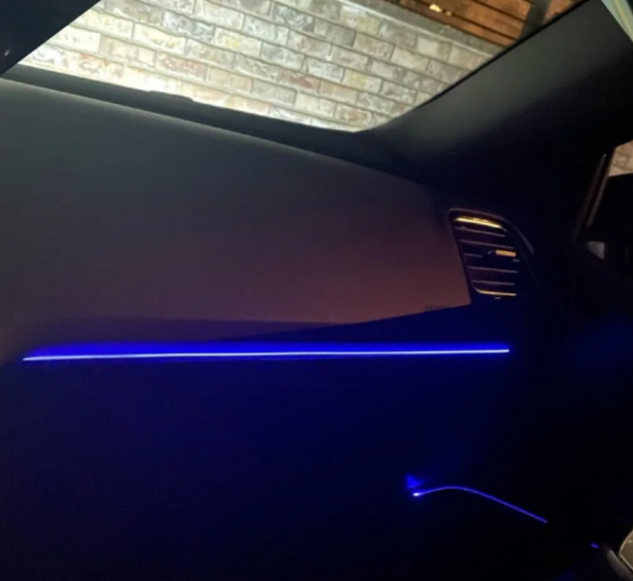 Kit 18 in 1 lumini ambientale dinamice auto RGB acrilic, wireless [7]