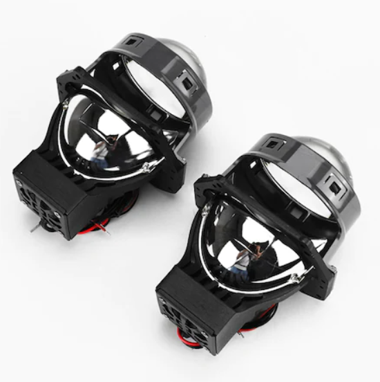 Kit Lupe Bi-Led 3″ Fază scurtă/Fază lungă 20000Lm/100W-120W [2]