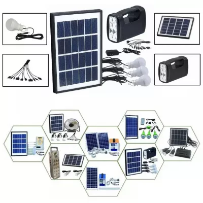 Kit solar GD-Lite 3 dotat cu dispozitive USB cu 3 becuri LED + acumulator de mare capacitate [2]