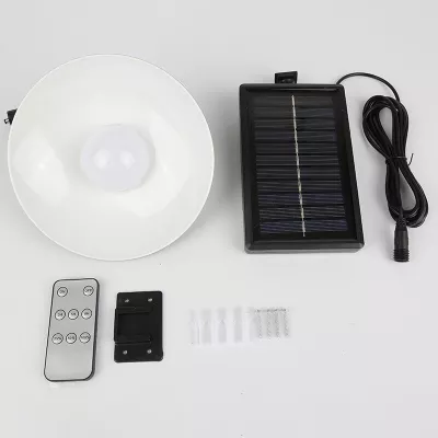 Lampa-bec dubla solara cu 2 becuri [2]