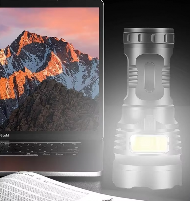 Lanterna 360 LED Profesionala 5000LM, raza lunga 1200m [6]