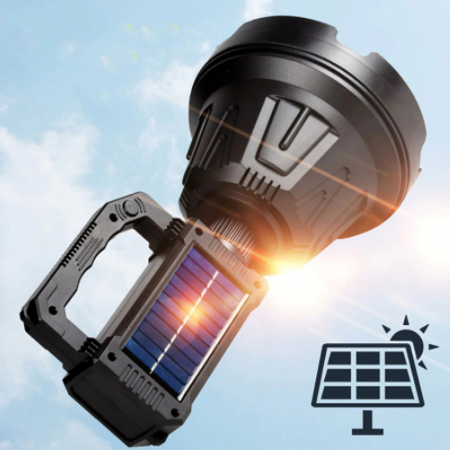 Lanterna LED 200W incarcare Solara si USB, 3 lentile Color, Trepied [4]