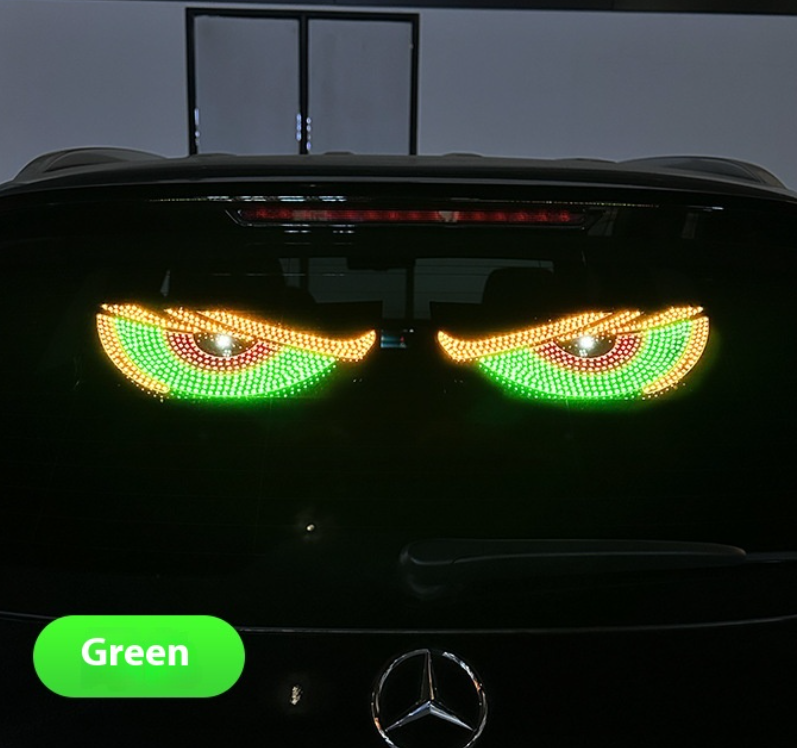 Lumini LED Devil’s Eye Auto – USB, Roșu Albastru Portocaliu, Lumini Ambientale pentru Mașină și Camion [8]