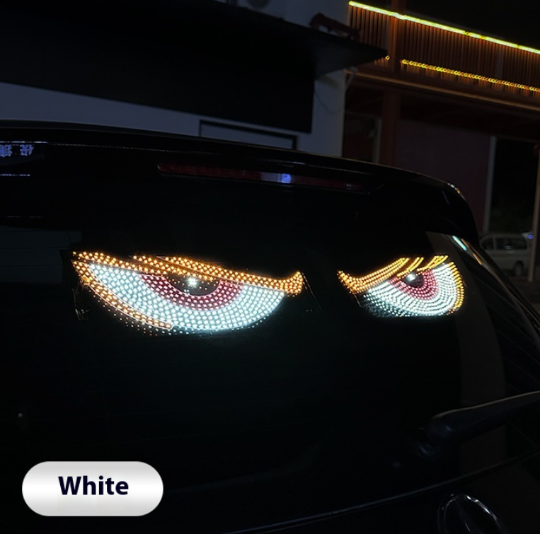 Lumini LED Devil’s Eye Auto – USB, Roșu Albastru Portocaliu, Lumini Ambientale pentru Mașină și Camion [7]