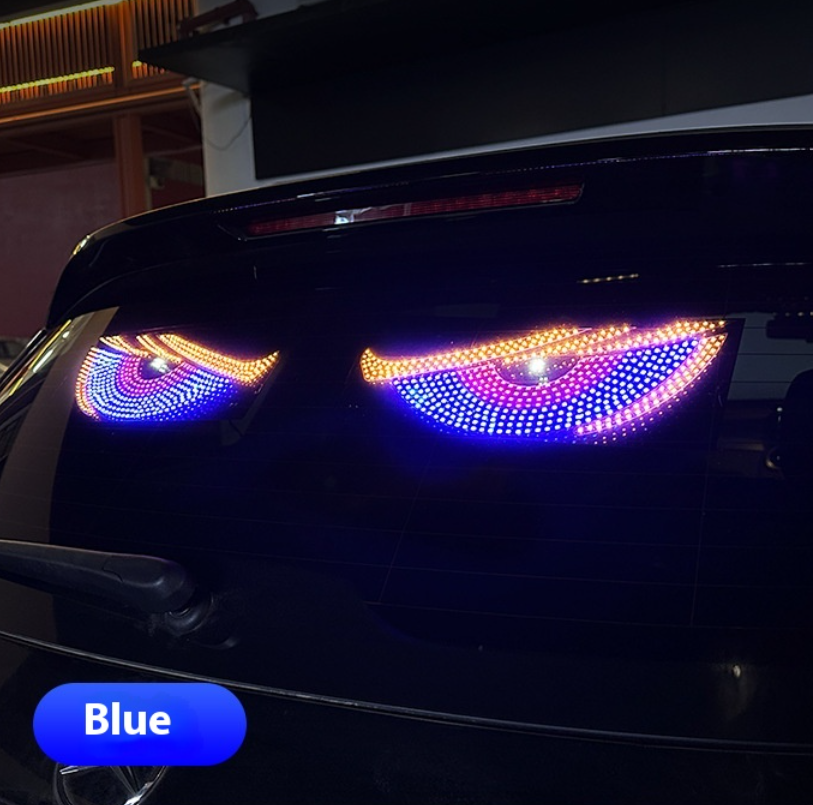 Lumini LED Devil’s Eye Auto – USB, Roșu Albastru Portocaliu, Lumini Ambientale pentru Mașină și Camion [5]