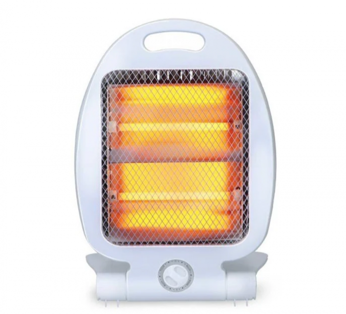 Mini Aerotermaportabila, Putere 800W, cu Termostat, 2 Trepte de Viteza si Maner, 38x25x9cm, Alb [3]