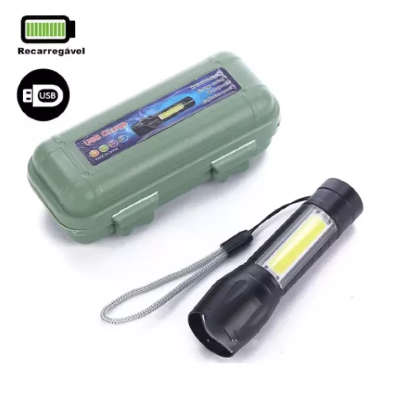 Mini Lanterna de mana LED T6, 3 moduri de iluminare, fascicul reglabil [3]