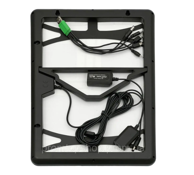 Panou solar portabil, 15W; Cablu USB cu 5 atașamente [5]
