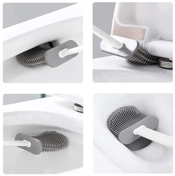 Perie WC din silicon pentru spalat vasul de toaleta [2]