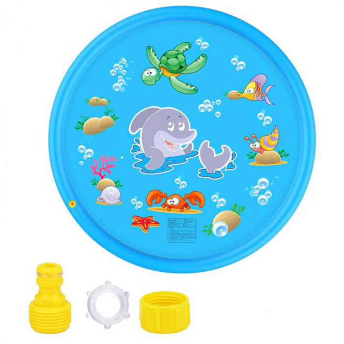 Piscina Gonflabila cu Stropitoare pentru Copii, 170cm [2]