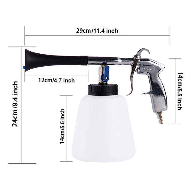 Pistol de curatare cu presiune Tornador, spalator auto cu presiune inalta, curatare tapiterie auto, 1000ml, BZRSH [2]