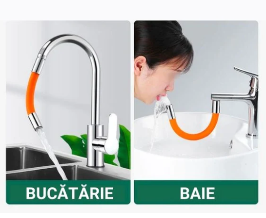 Prelungitor Flexibil Tip Furtun pentru Robinet [4]