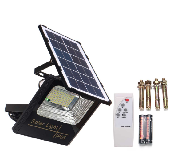 Proiector 100W 240LED cu panou solar, telecomanda [4]