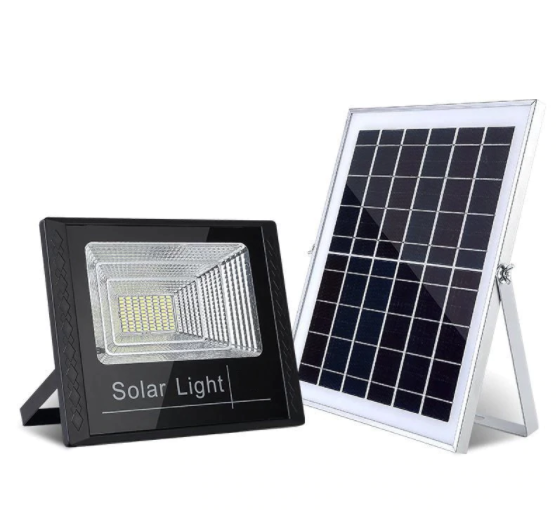 Proiector LED 100W cu panou solar si telecomanda [4]