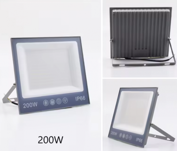 Proiector LED 200W, LED, 220V, subtire, alb rece 6500 K, 5000lm, BZRSH, 23 x 25.5 cm [3]