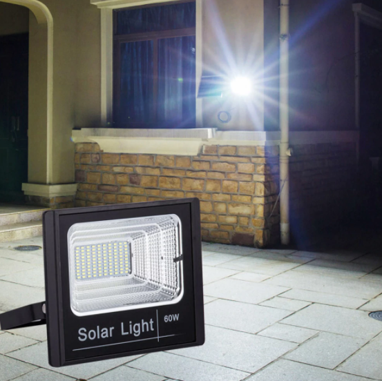 Proiector LED 100W cu panou solar si telecomanda [5]