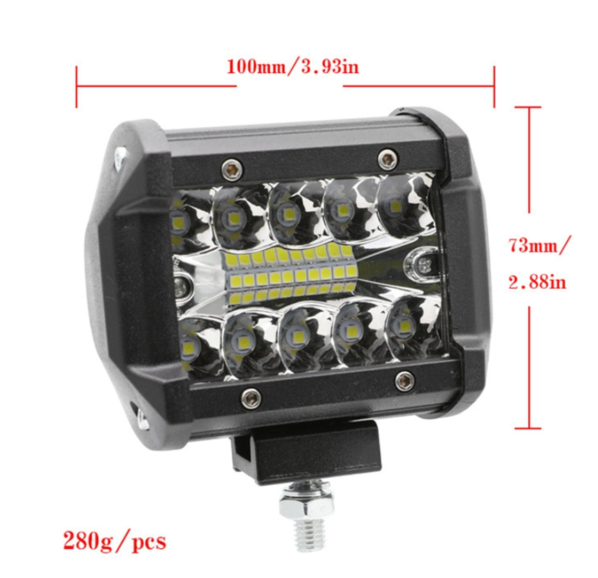 Proiector LED Auto 30W, 2000LM, Lumină Auxiliară Marsarier / Off-Road, 12-24V, Alb Rece 6000-6500K, Carcasă Aluminiu, IP67, Suport Reglabil, Universal SUV 4x4 ATV Utilaje [3]