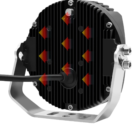 Proiector LED auto Off-Road 230W, 12V-80V, lumina alb-galbena [2]