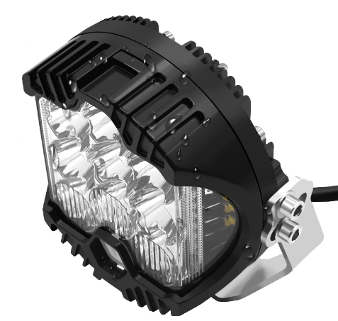 Proiector LED auto Off-Road 280W, 12V-80V, lumina alb-galbena [5]