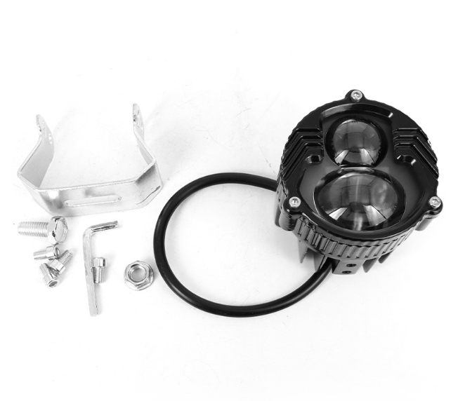 Proiector LED auto OFF-ROAD, 67 mm, 50W, 2 faze, 12V-24V, 6000K, carcasa aluminiu, BZRSH [2]