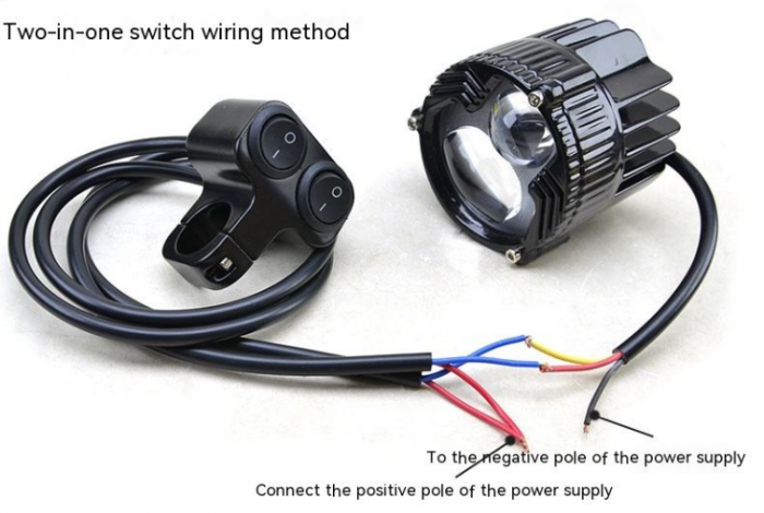 Proiector LED auto OFF-ROAD, 67 mm, 50W, 2 faze, 12V-24V, 6000K, carcasa aluminiu, BZRSH [6]