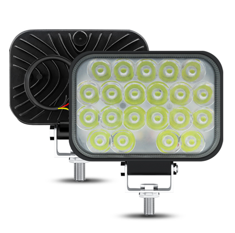 Proiector LED Auto Off-Road BZRSH 3 inch, 21 LED, 63W, 12V-24V, Alb Rece, Aluminiu IP67, Marsarier si lumina de lucru [7]