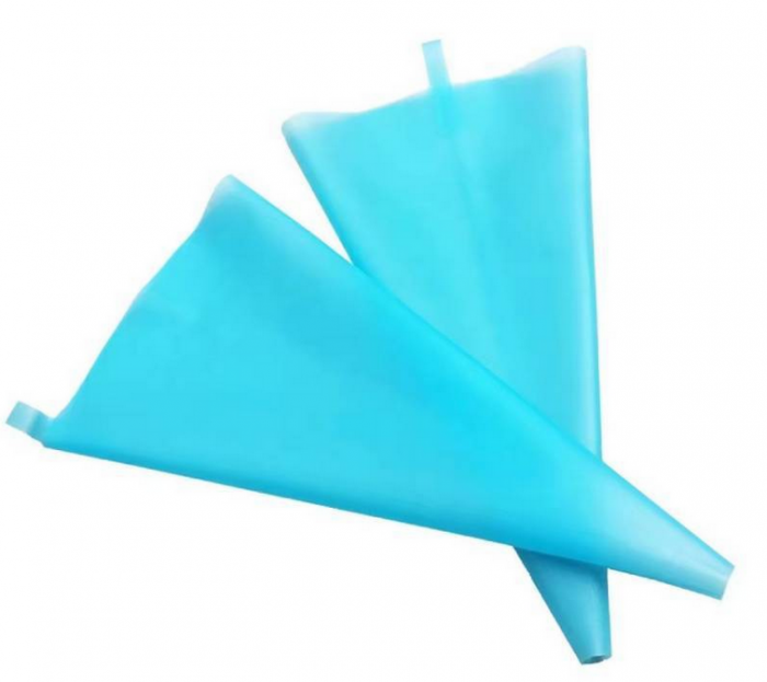 Punga Pos din silicon alimentar pentru ornare torturi si prajituri, reutilizabil, 46 cm, TopBazar, Albastru ​​​​​​​ [3]