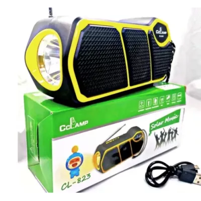 Radio cu incarcare solara si lanterna Cclamp CL-823, Radio, Bluetooth [2]
