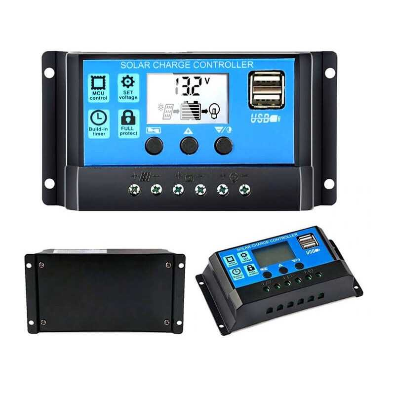 Regulator Controler Solar PWM 10A, 12V24V, 2 X USB Si LCD [3]