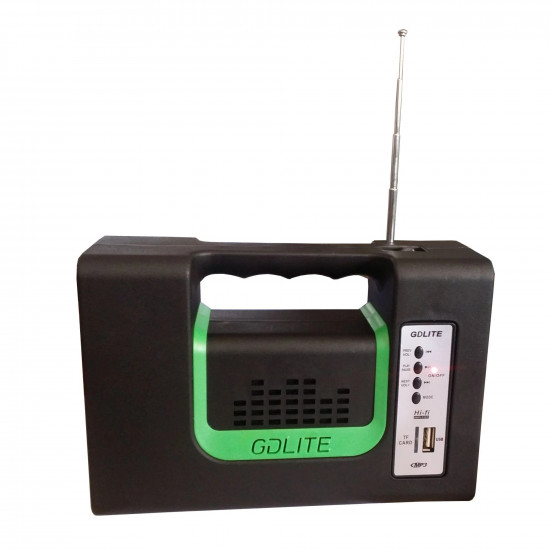 Kit solar iluminare GD-Lite 10 cu 3 becuri LED, port USB incarcare dispozitive, MP3 Player, Radio FM [4]
