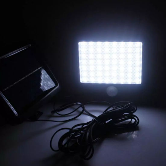 Set 2 x Proiector 120 LED cu panou solar, senzor de miscare, 3 moduri de iluminare [3]