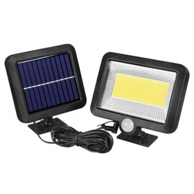 Set 2 x Proiector 120 LED cu panou solar, senzor de miscare, 3 moduri de iluminare [5]