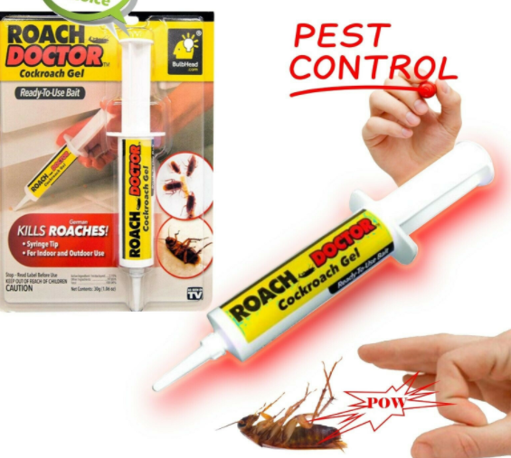 Solutie Insecticid Anti Gandaci Roach Doctor, tip seringa, actioneaza rapid [2]