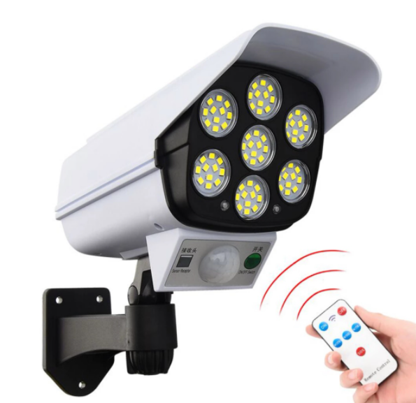 Set 2 proiectoare led camera de supraveghere (falsa) cu alimentare solara [5]