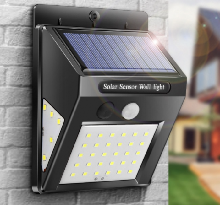 Set 3 Lampi Solare cu 30 LED, senzor de miscare si senzor de lumina [4]