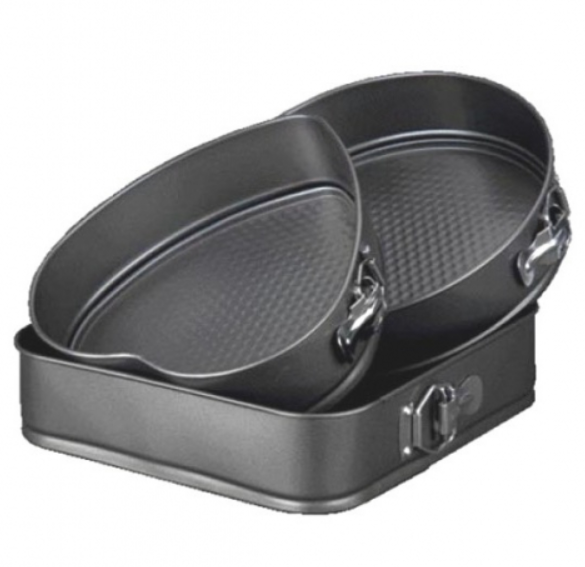 Set 3 forme pentru prajituri si tort, patrata, inima, rotunda [6]
