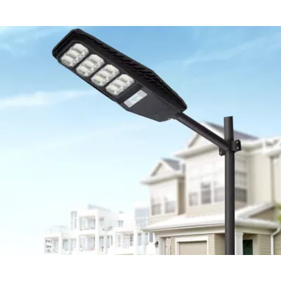 Lampa Stradala Solara 200W 12 casete 480 LED Cu Panou Solar si Telecomanda [3]