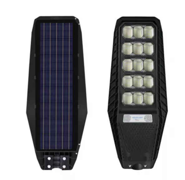 Lampa Stradala Solara 300W 15 casete 600 LED Cu Panou Solar si Telecomanda [2]