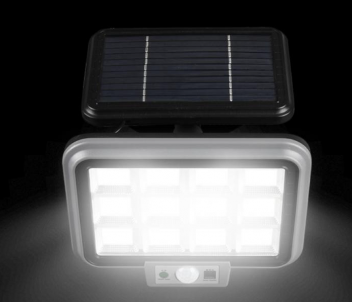 Proiector solar 288LED COB, 50W, senzor de miscare, telecomanda, 3 moduri de iluminare [2]