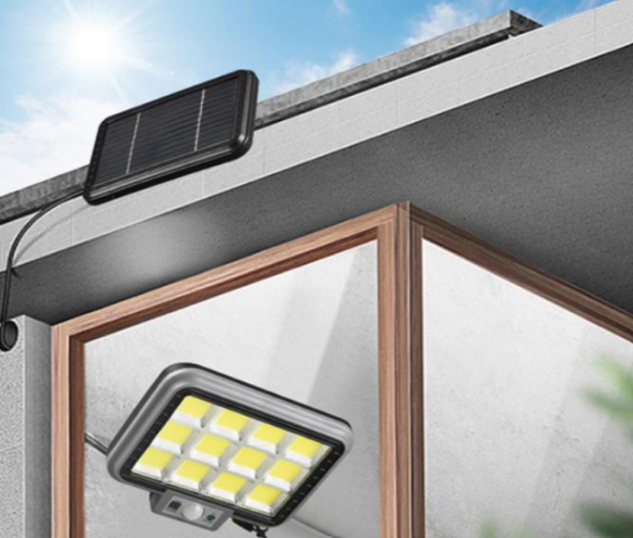 Proiector solar 288LED COB, 50W, senzor de miscare, telecomanda, 3 moduri de iluminare [6]