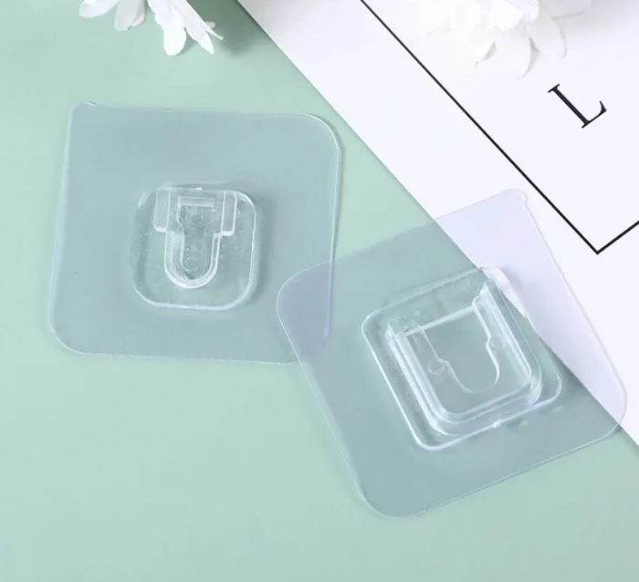 Set 10 suporturi duble de fixare obiecte, autoadezive, 5.7 x 5.7 cm [8]