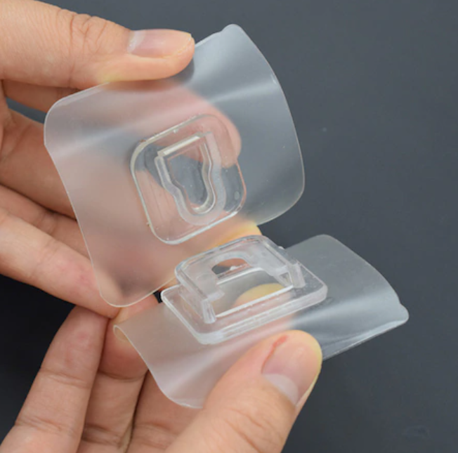 Set 10 suporturi duble de fixare obiecte, autoadezive, 5.7 x 5.7 cm [7]