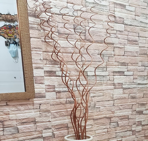 Set 10x Tapet Caramida, Model Piatra Naturala, suprafata acoperire 5.4 mp, autoadeziv, waterproof, usor de montat, design modern, 70x77 cm, crem [4]
