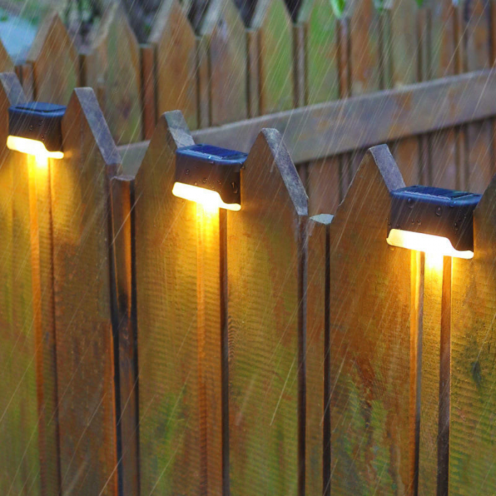 Set lampi solare cu senzor de lumina pentru scari, gard sau balustrada [5]