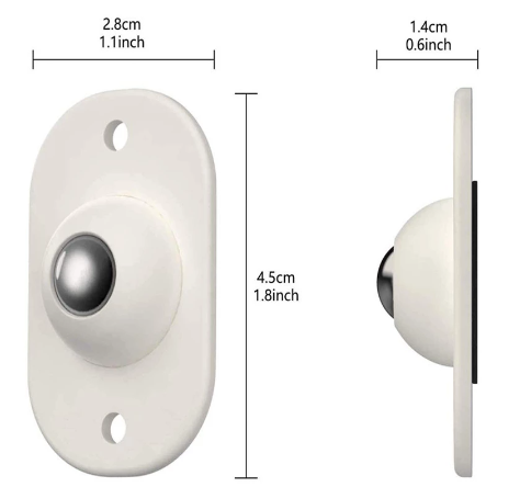 Set 16 rotite pivotante autoadezive cu rotire 360 de grade [4]