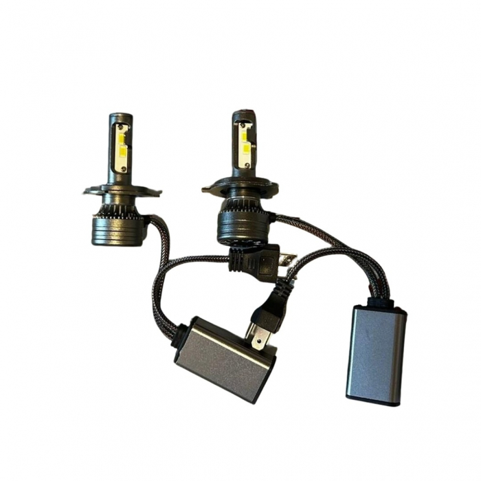 Set 2 becuri auto LED H4, 12V, 180W, 6000K, Canbus, 16000Lm, BZRSH [3]