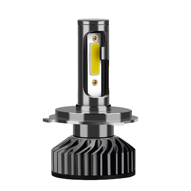Set 2 becuri auto LED H4 COBS, 100W, BZRSH, lumina alb-rece, 12.000 lumeni, 12V, 6000K [4]
