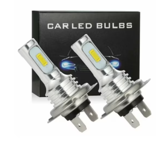 Set 2 becuri auto LED H7, 12V, 4000LM, 6000K, 55W, BZRSH [4]