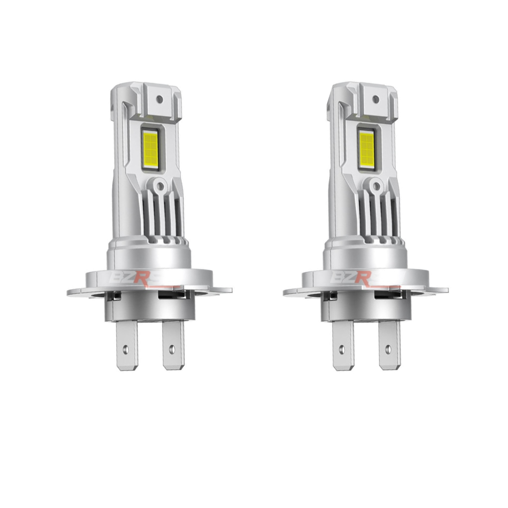Set 2 Becuri Auto LED H7 Mini 120W – 12000 LM, Alb Rece 6500K, Canbus Integrat + Ventilator Răcire, Plug & Play, 12-18V [2]
